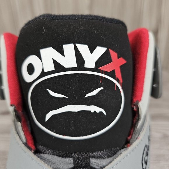 PATRICK EWING Rogue x ONYX Grey 3M Black Red Basketball Shoes Men's Size 9 NEW - Picture 6 of 16